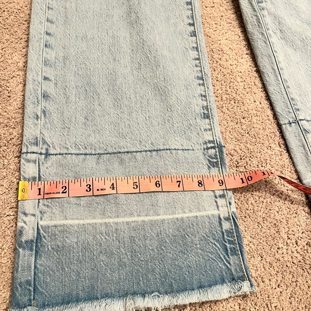 Habitual wide leg jeans distressed light wash size 25 - Picture 6 of 11